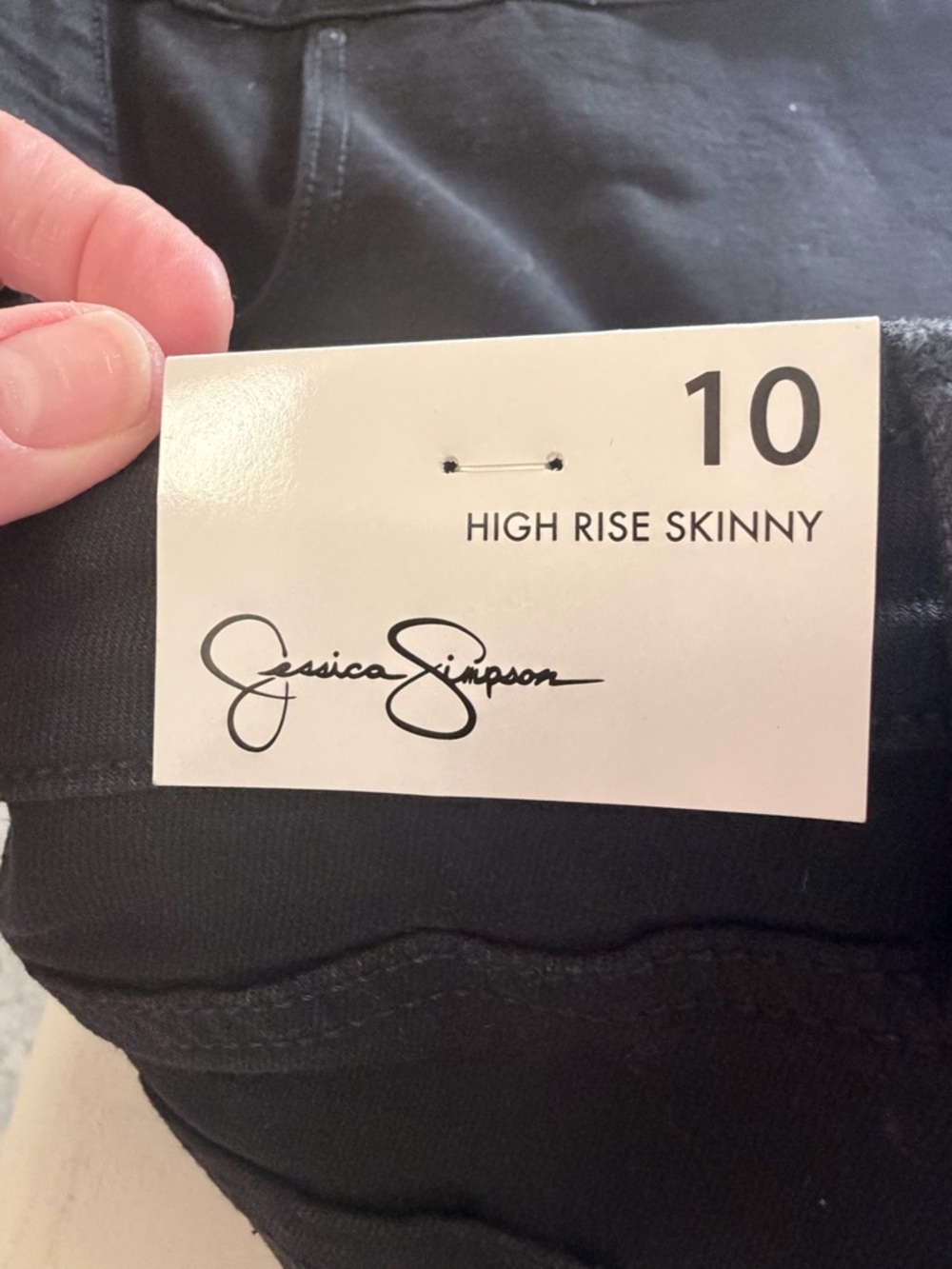 Jessica Simpson Black High-Rise Skinny Jeans - Picture 2 of 5